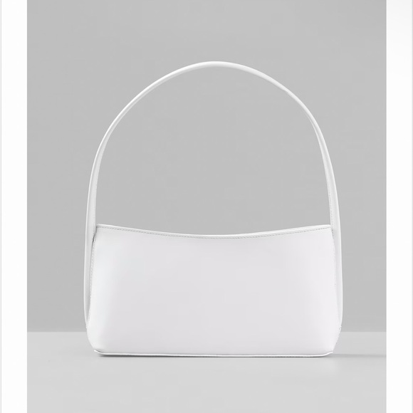 Vagabond Verona White Leather Shoulder Bag handbag minimal NWT - Picture 2 of 7